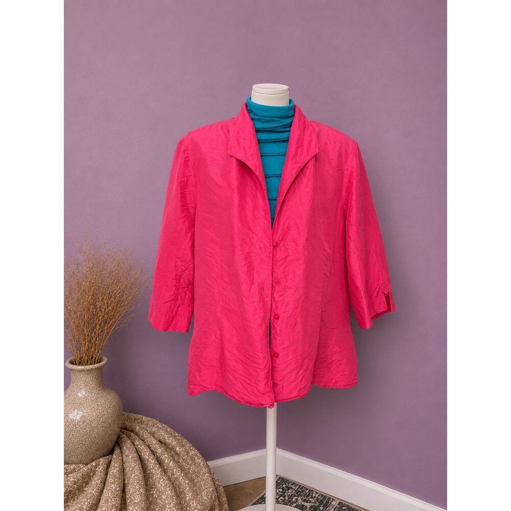 Stunning 100% Silk Kathy Ireland Blouse